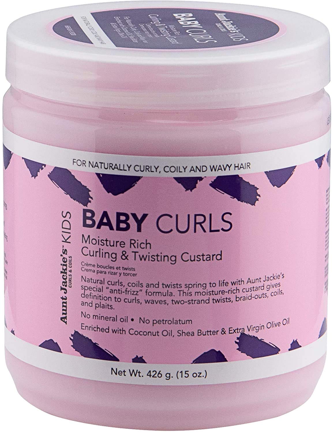 Aunt Jackie's Baby Girl Curls Curling &Twisting Custard 15oz