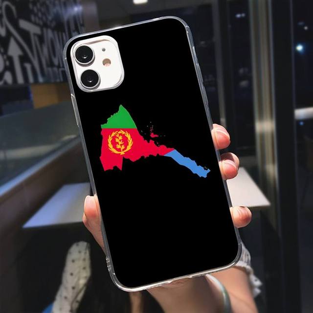 Eritrea Flagge Telefon Fall Transparent Für IPhone