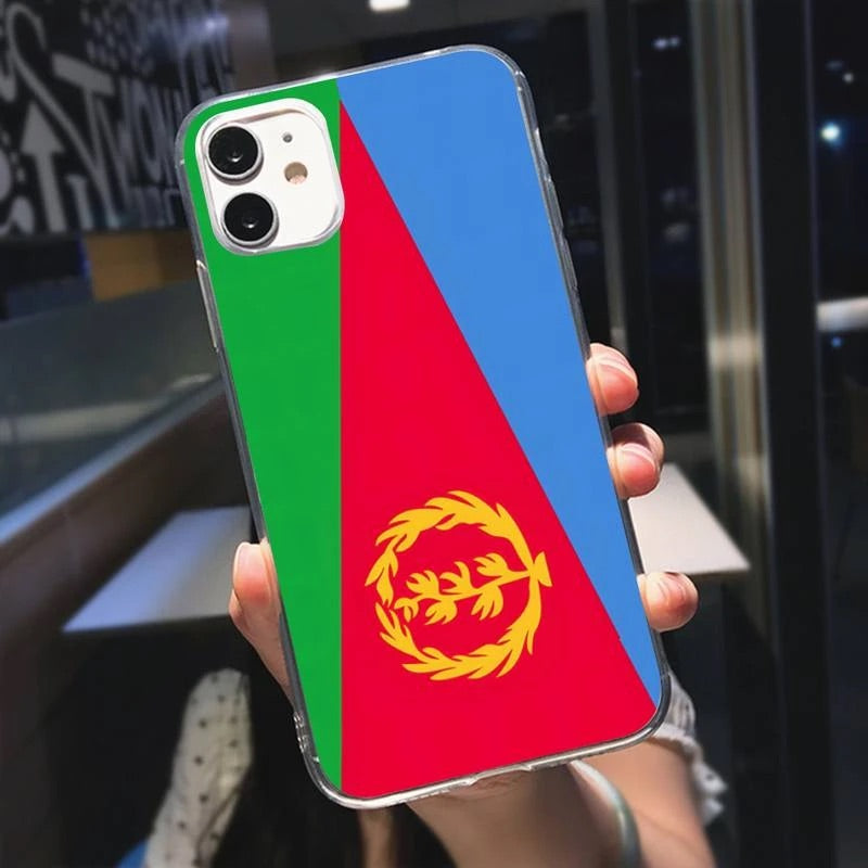 Eritrea Flagge Telefon Fall Transparent Für IPhone