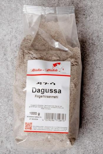 Dagussa - Fingerhirsevollkornmehl dunkel in 1 kg (ሓርጭ ዳጉሳ 1 ኪ.ግ)