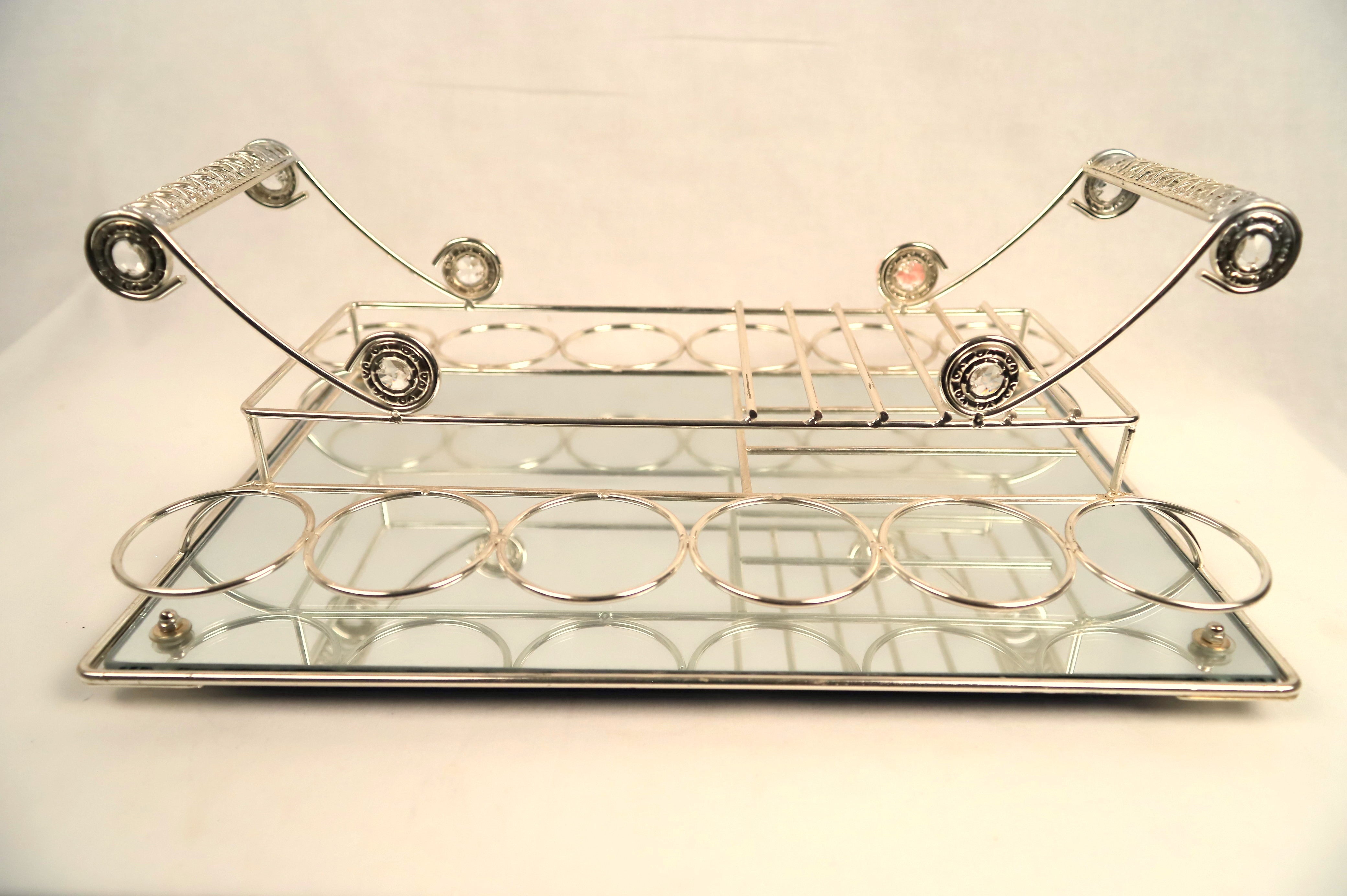 Glass Mirror Tray - FT659-3