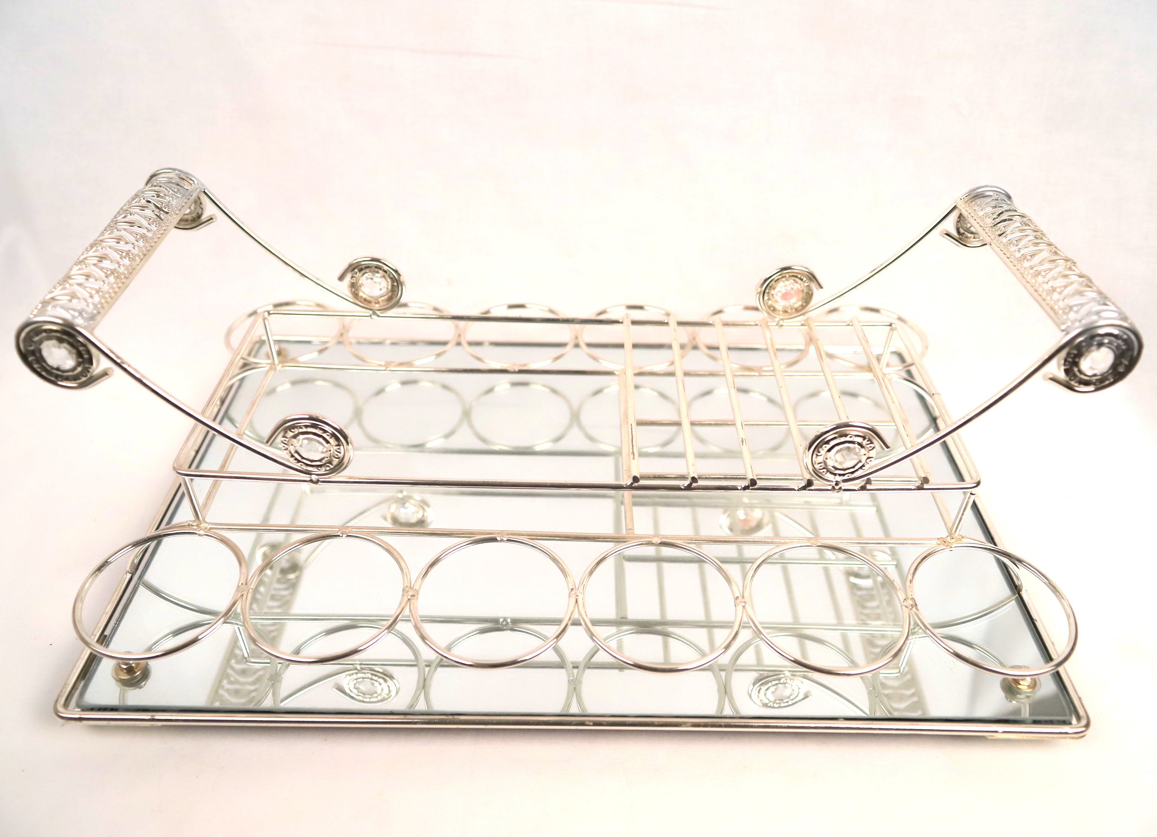 Glass Mirror Tray - FT659-3