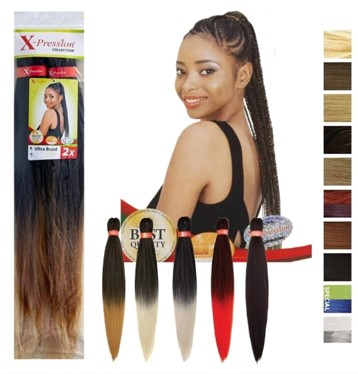 2X-Pression: Pre Stretched Ultra Braid Hair