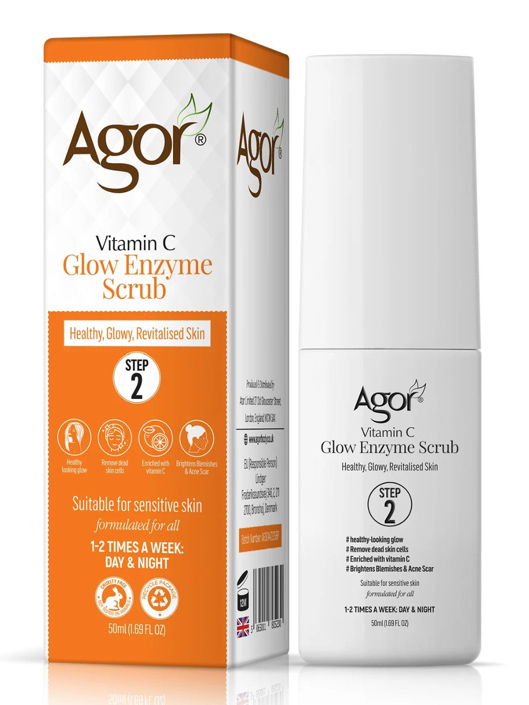 Agor - Vitamin C Glow Enzyme Scrub 50ml (Step 2)