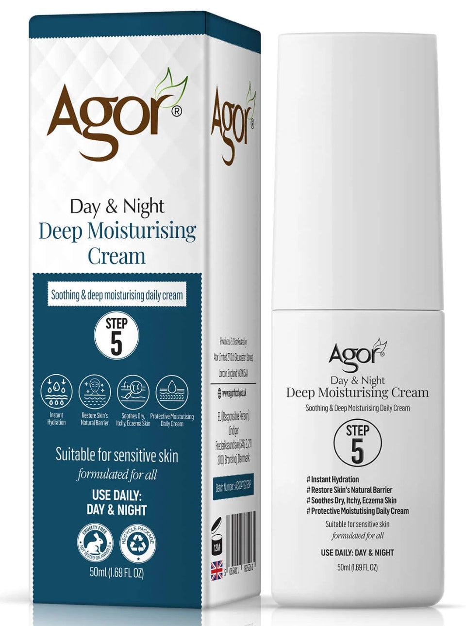 Agor - Day & Night Deep Moisturising Cream 50ml (Step 5)