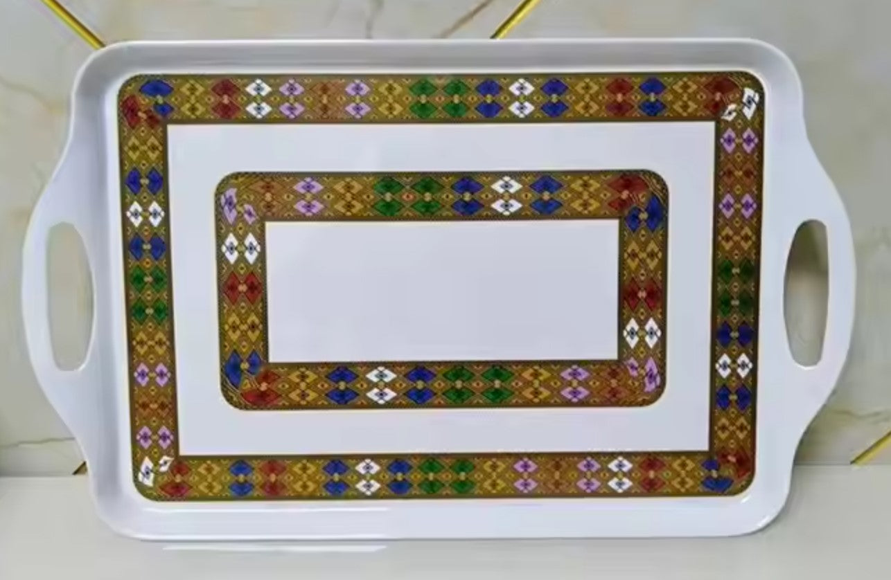 Ceramic coffee tray  / ሰራሚክ ቢያቲ ቡን (እግሪ ዘለዎ)