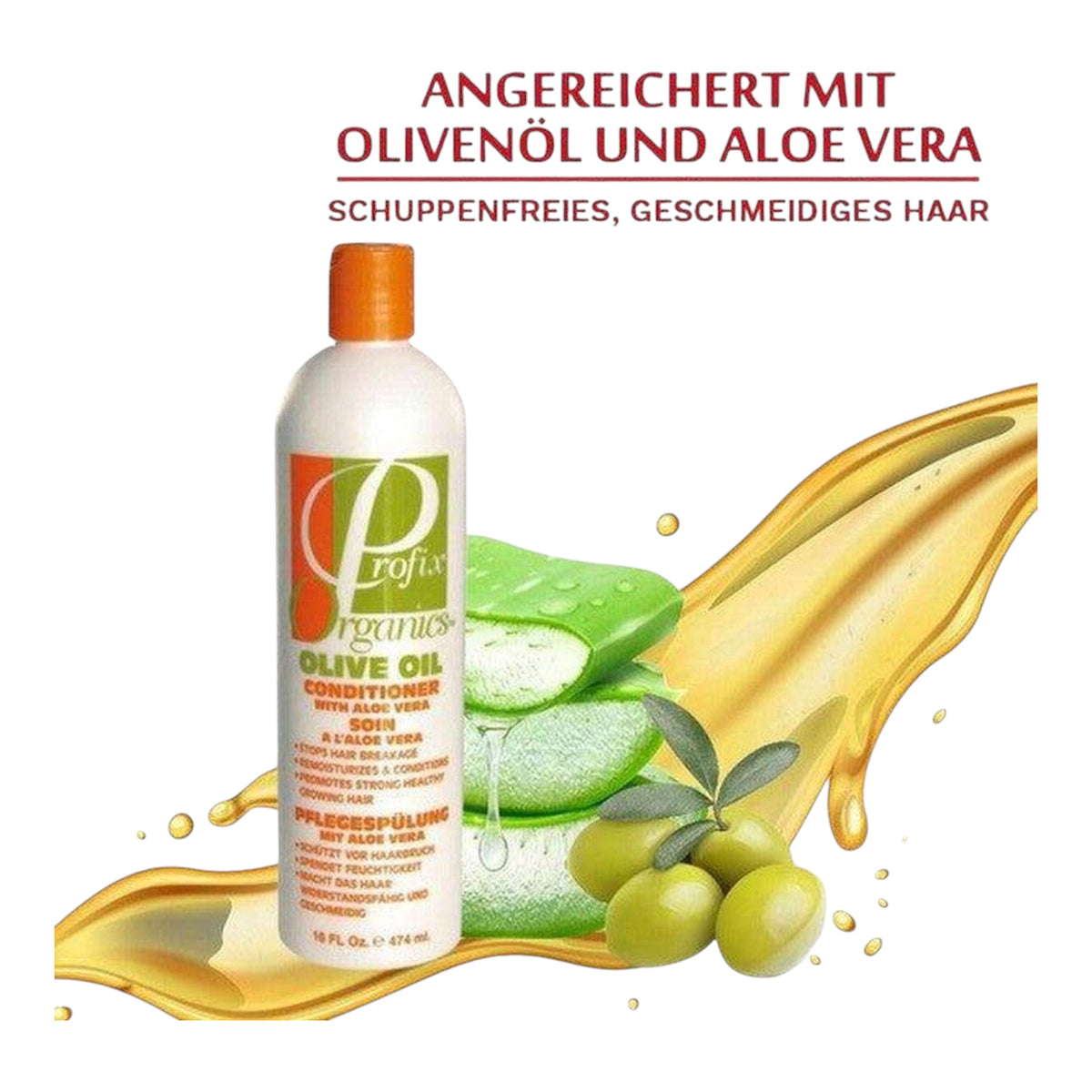 Profix Organic Olive Oil & Aloe Vera Conditioner 474 ml