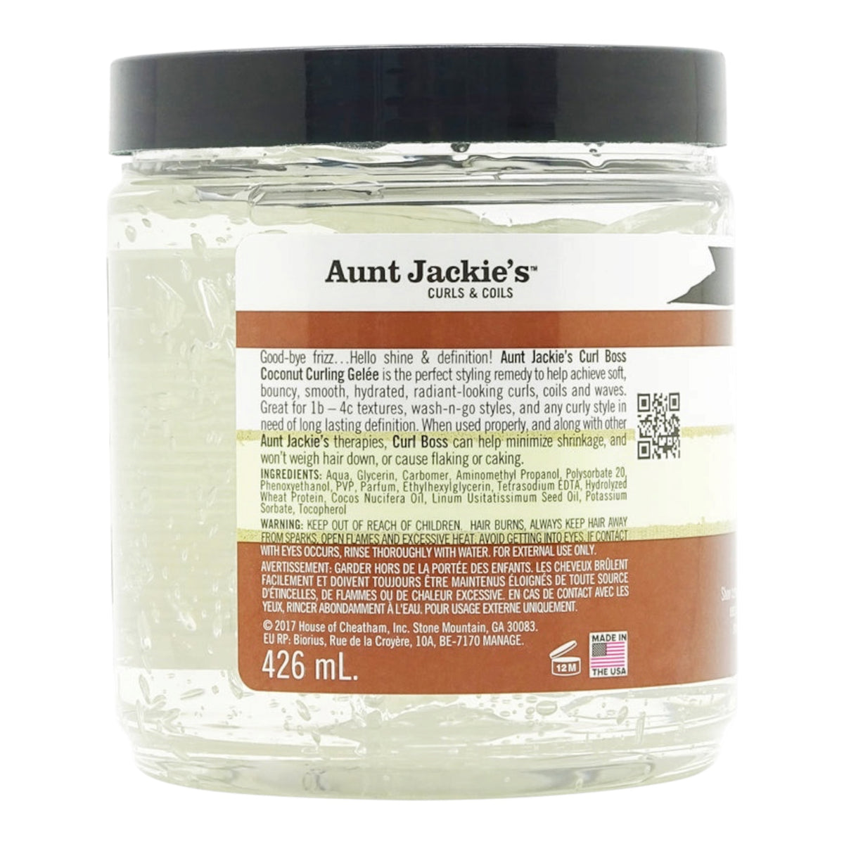 Aunt Jackie's Curl Boss Coconut Curling Gelee 426 g