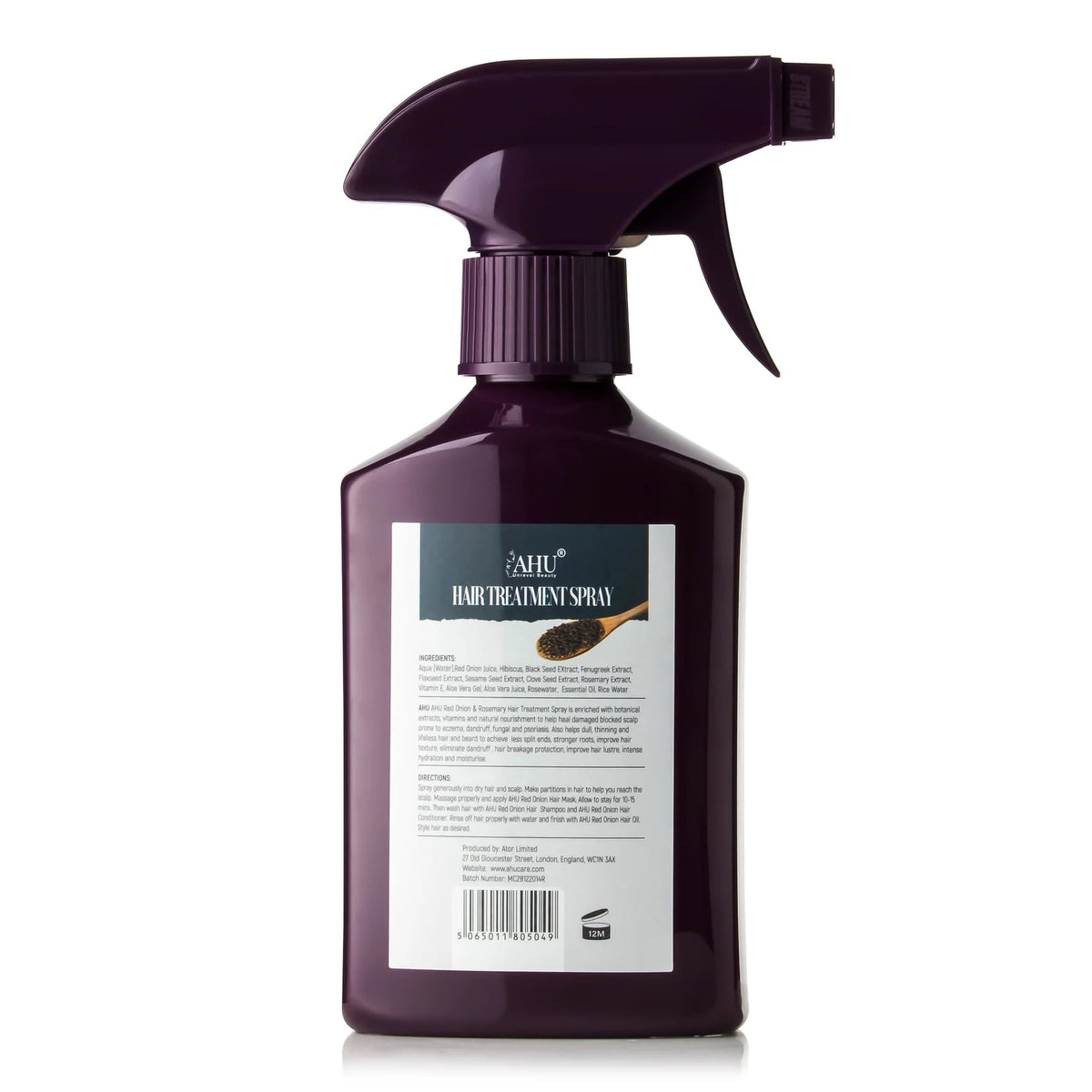 AHU Red Onion & Rosemary Hair Treatment Spray