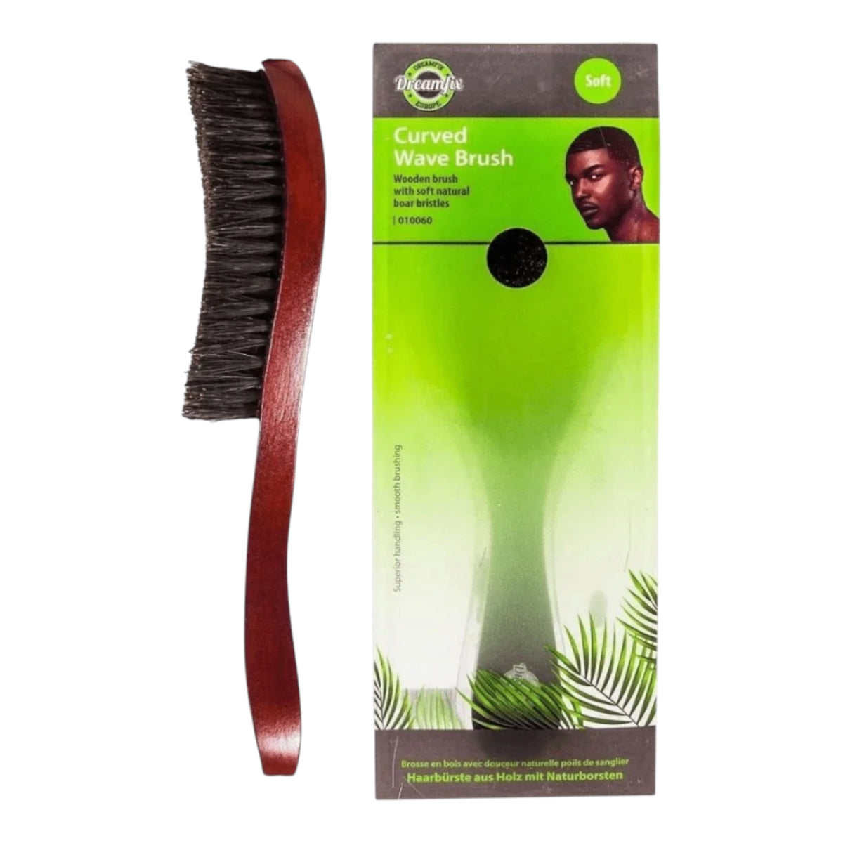 Dreamfix Wave Curved Soft Brush with Handle