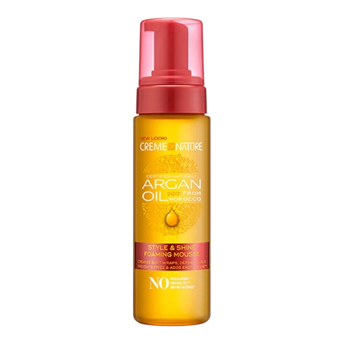 Creme of Nature with Argan Oil Style & Shine Foaming Mousse 7 oz