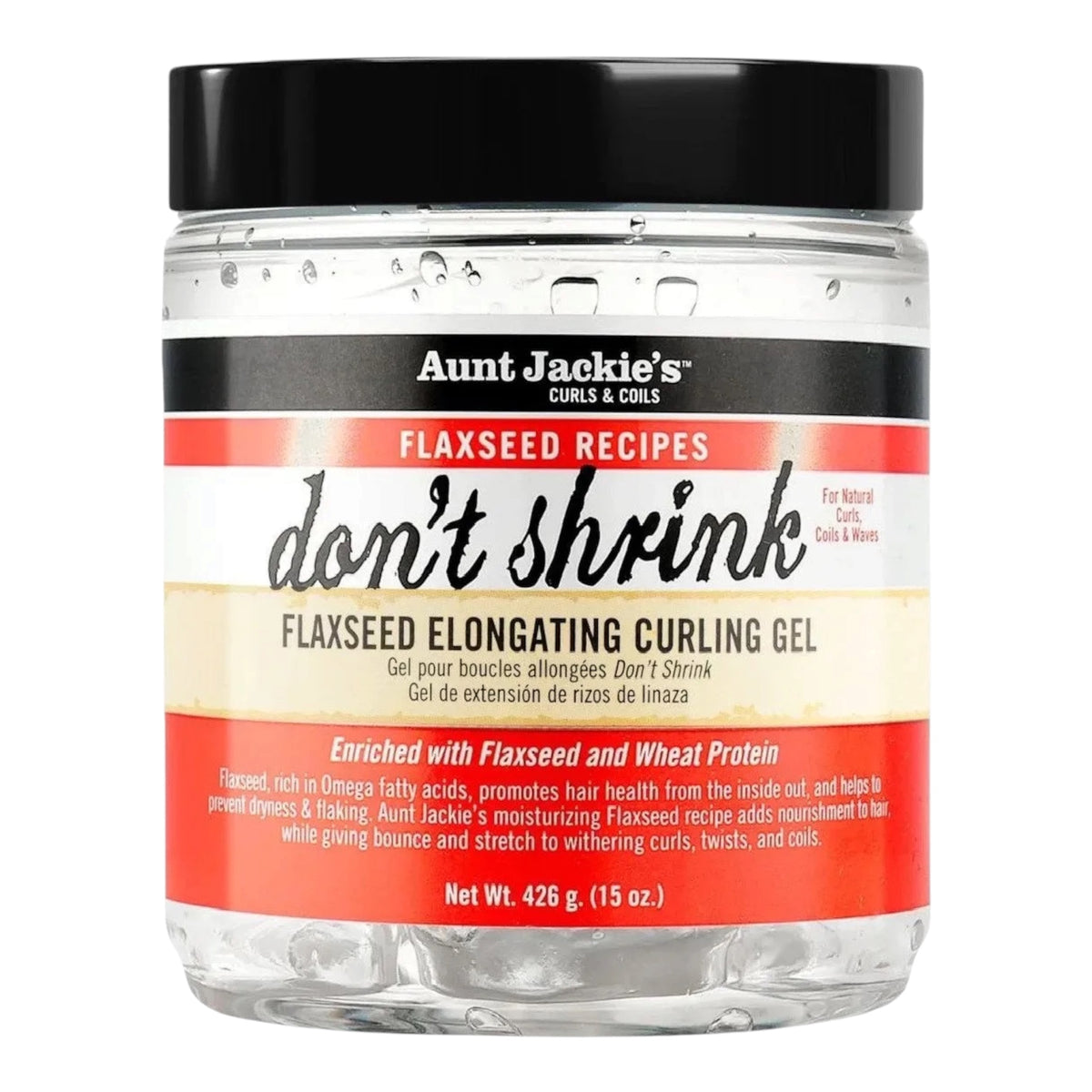 Aunt Jackie's Don't Shrink Flaxseed Elongating Curling Gel 426 g
