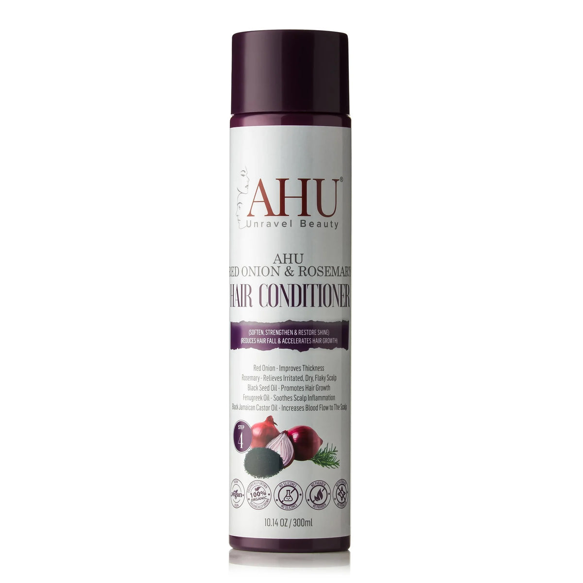 AHU Red Onion & Rosemary Hair Conditioner (300ml)