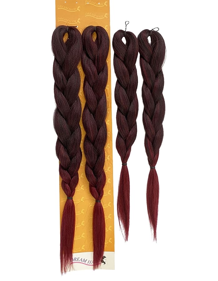 Dream Hair Braids Exception 4x Pre Stretched 100% Kunsthaar 4 pcs, 170g