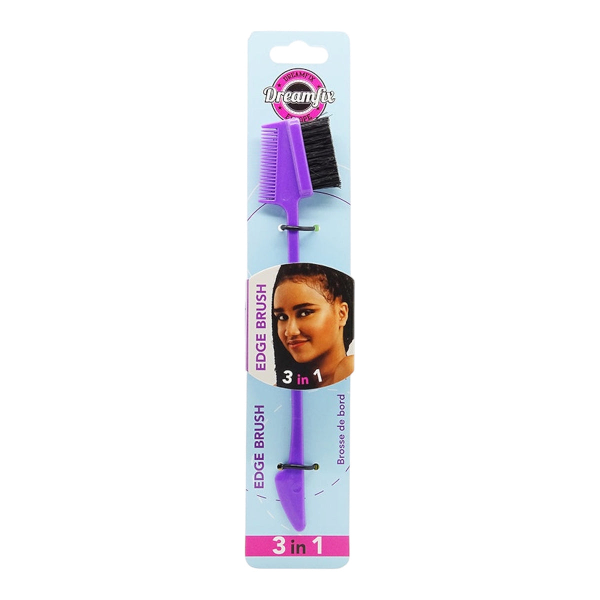 Dreamfix Edge Brush 3 in 1 Brush, Comb & Spatula