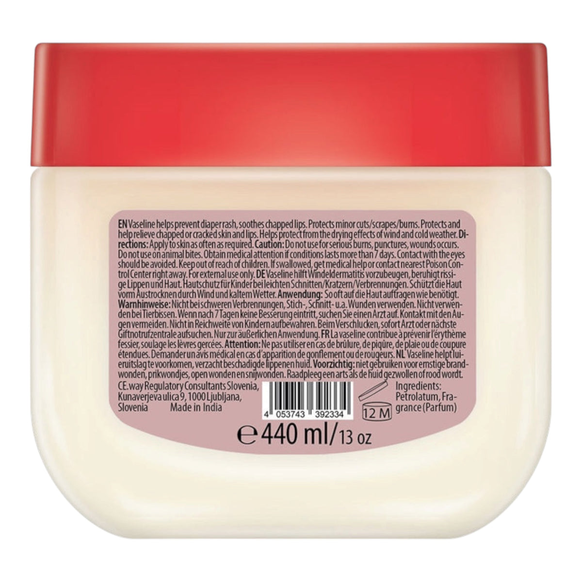 Ebony Baby Vaseline Shea Butter 440 ml
