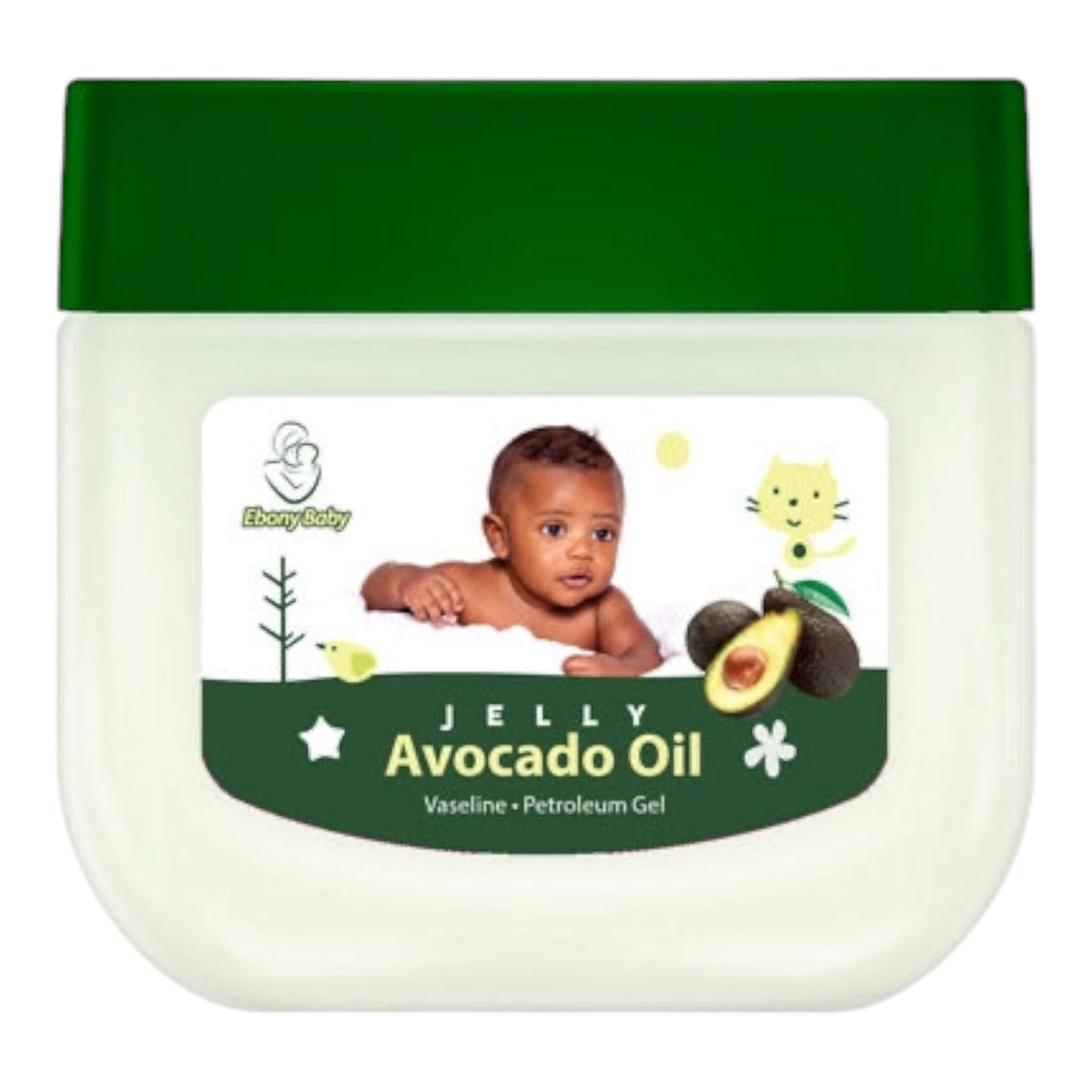 Ebony Baby Vaseline Avocado Oil 440 ml