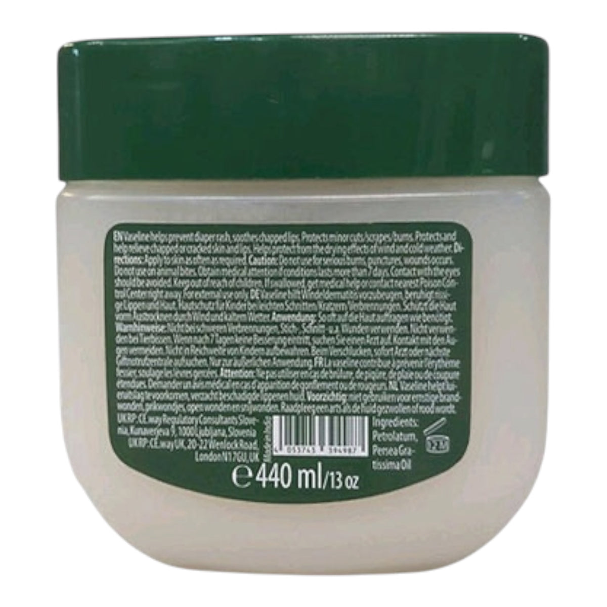 Ebony Baby Vaseline Avocado Oil 440 ml
