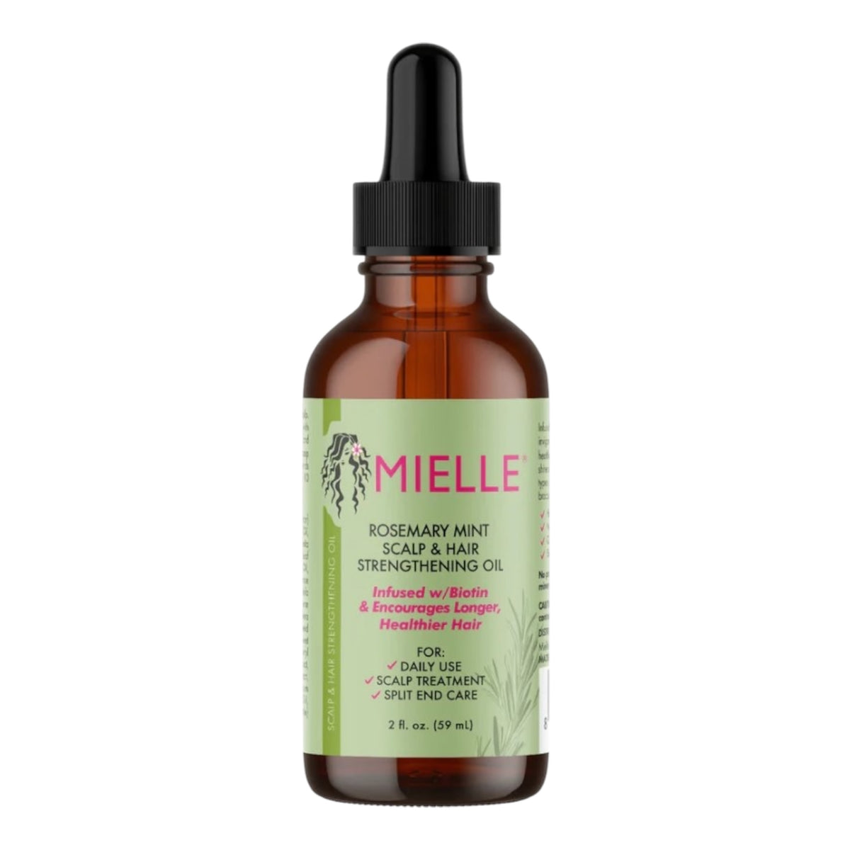 Mielle Rosemary Mint Scalp & Hair Strengthening Oil 2 Oz