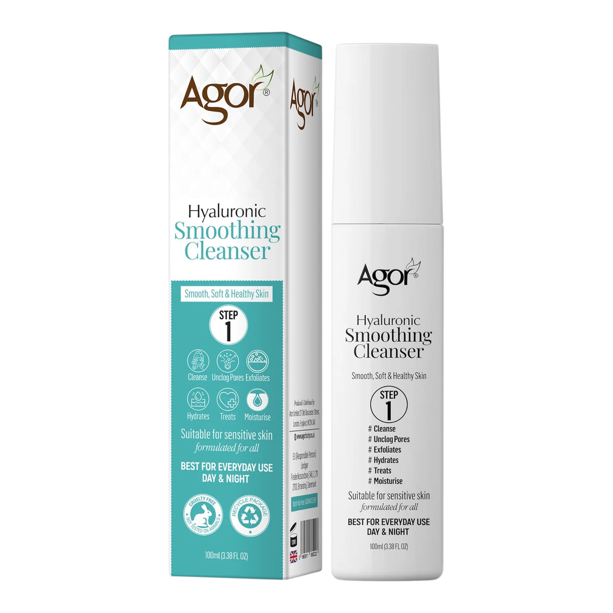 Agor Hyaluronic Smoothing Cleanser 100 ml (Step 1)