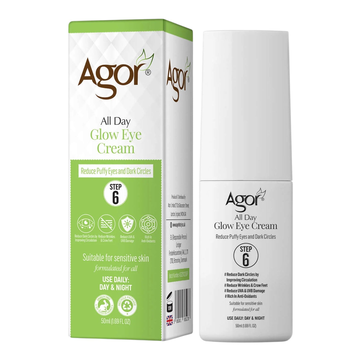 Agor All Day Glow Eye Cream 50 ml (Step 6)