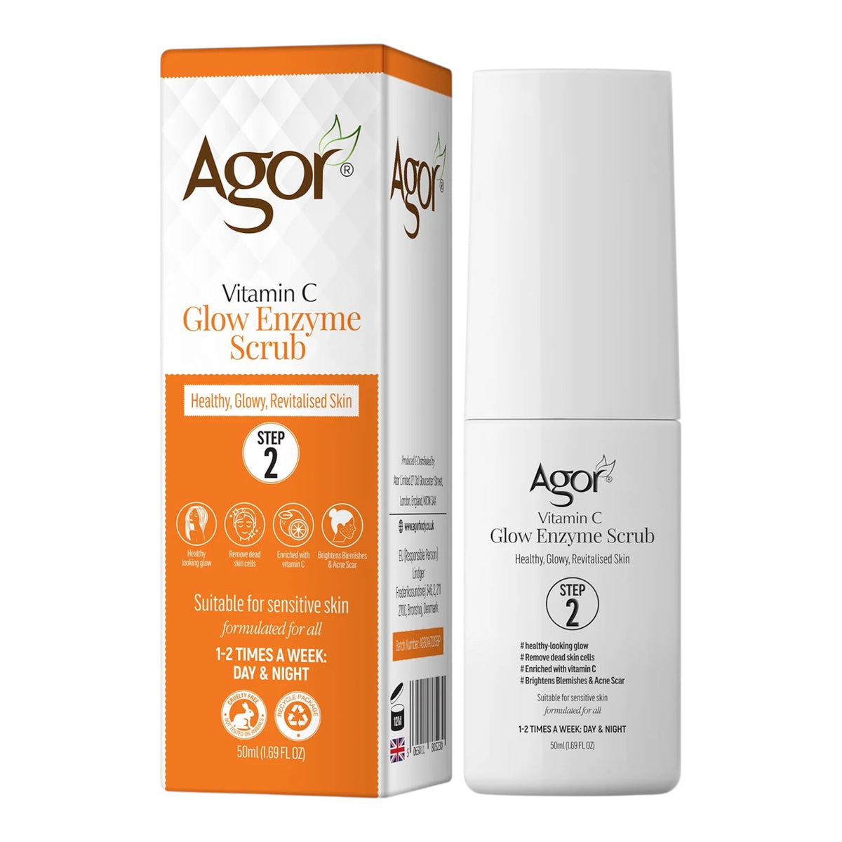 Agor - Vitamin C Glow Enzyme Scrub 50ml (Step 2)