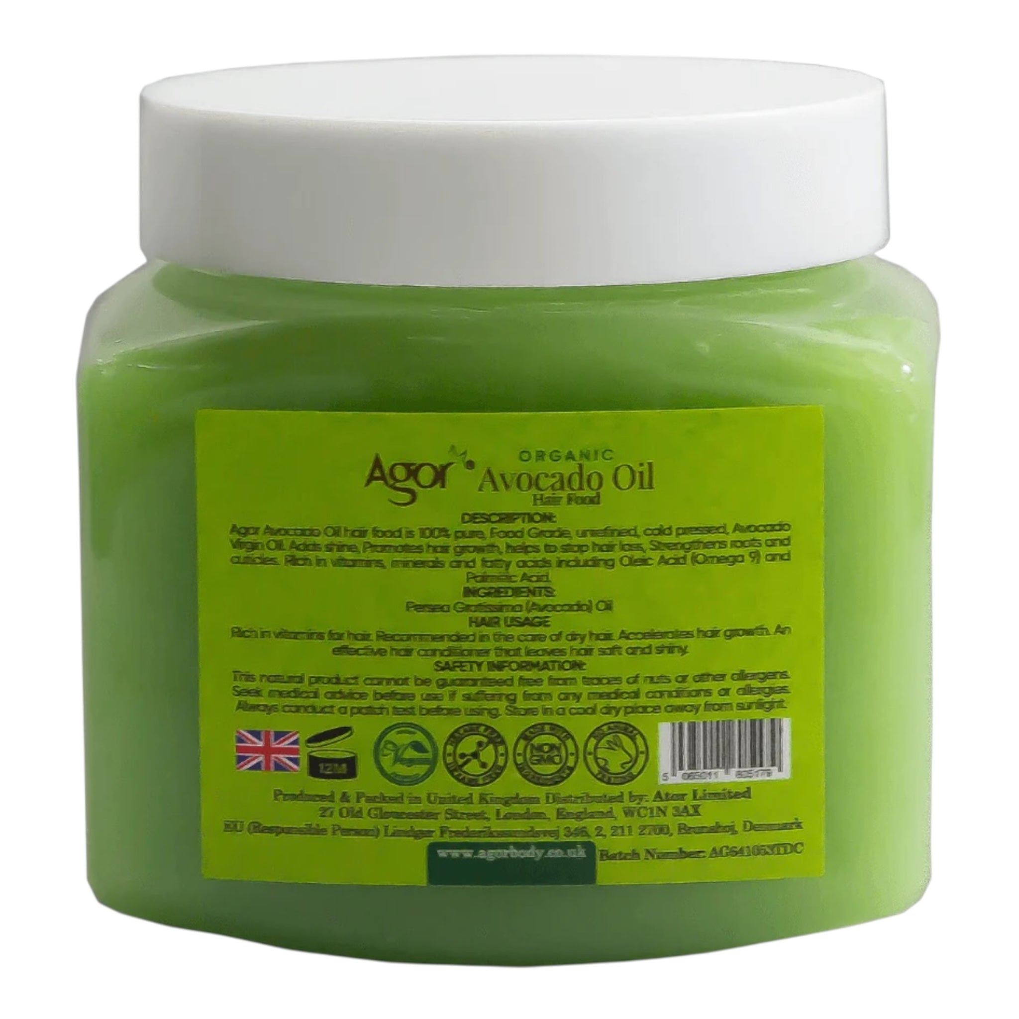 Agor Organic Avocado Oil Hair Food (300ml)