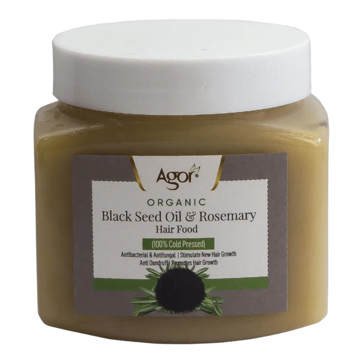 Agor Organic Black Seed Oil & Rosemary – 300 ml