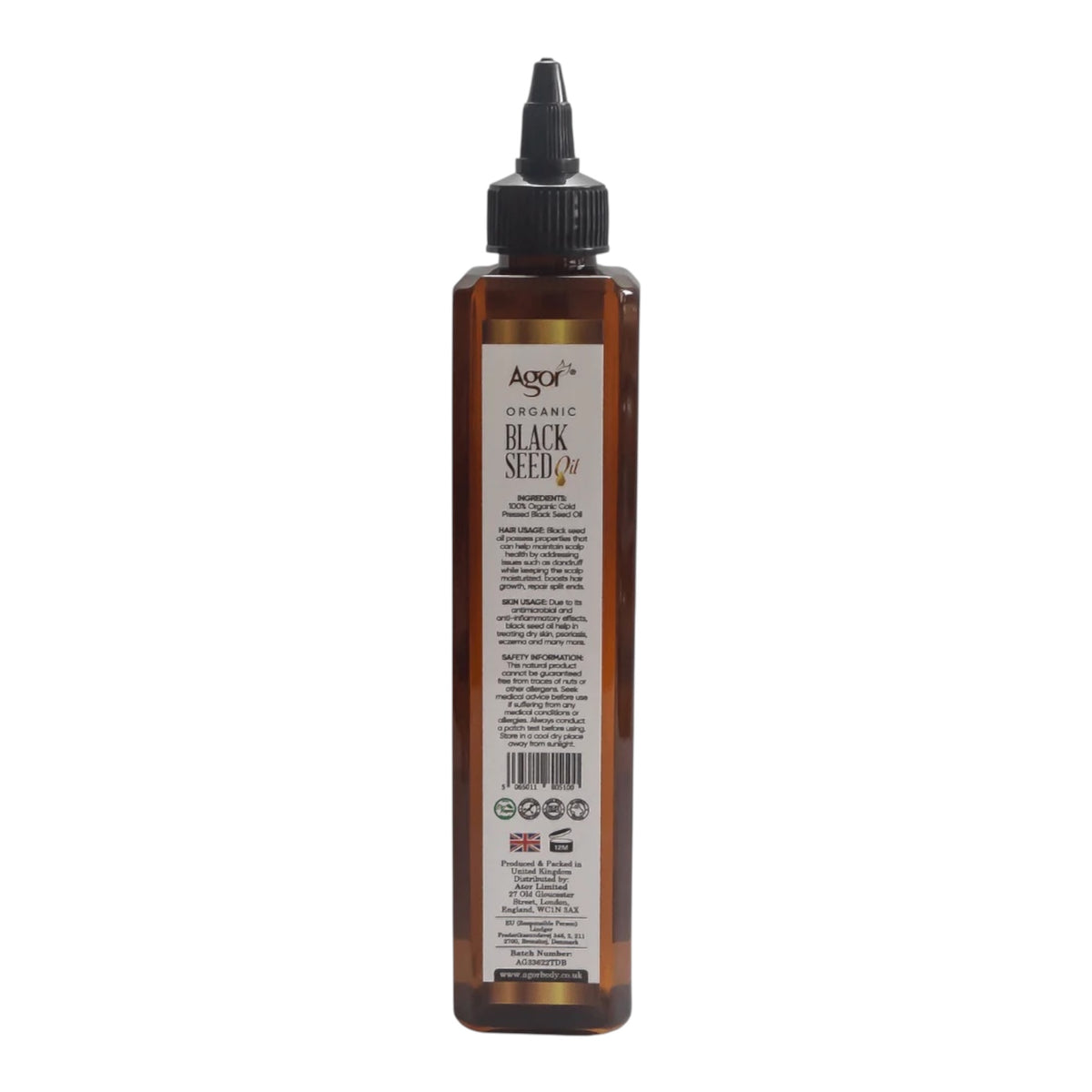 Agor Organic Black Seed Oil – 250 ml