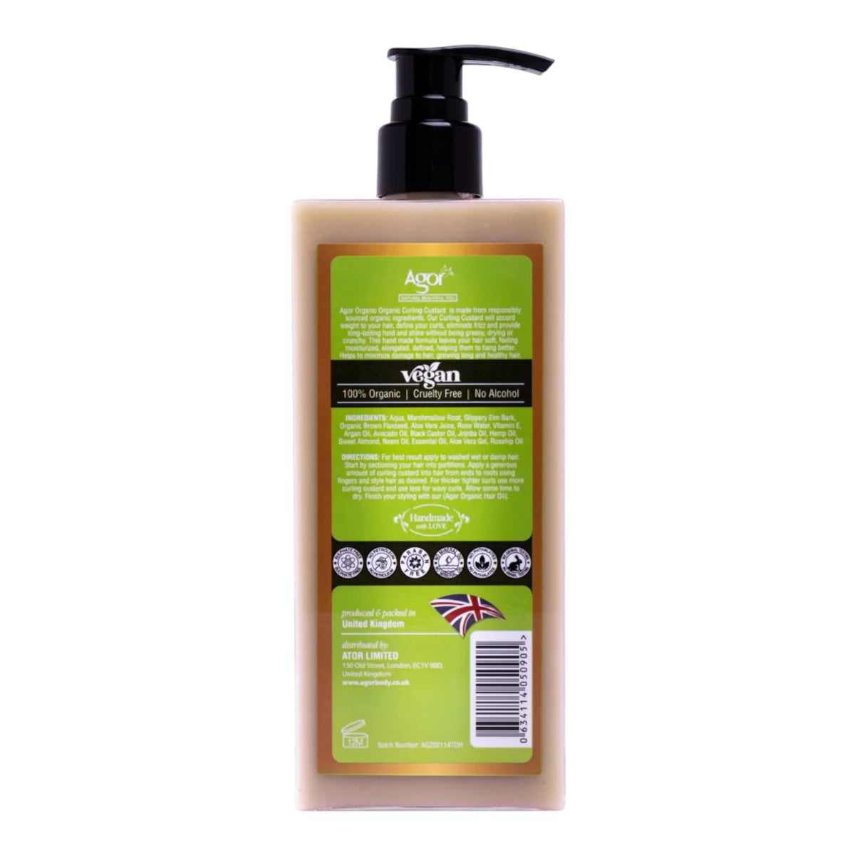 Agor Organic Curling Custard – 300 ml