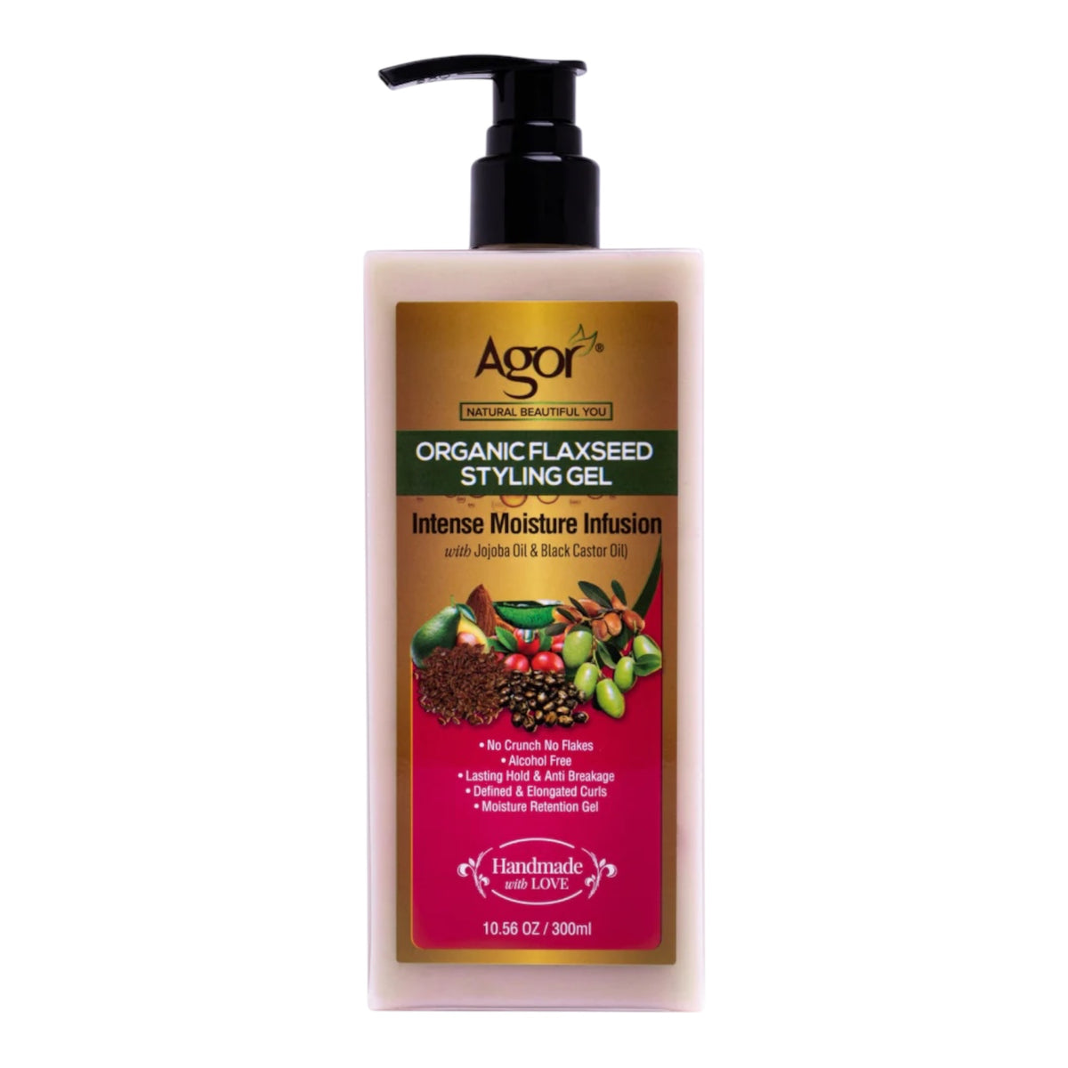 Agor Organic Flaxseed Styling Gel – 300 ml