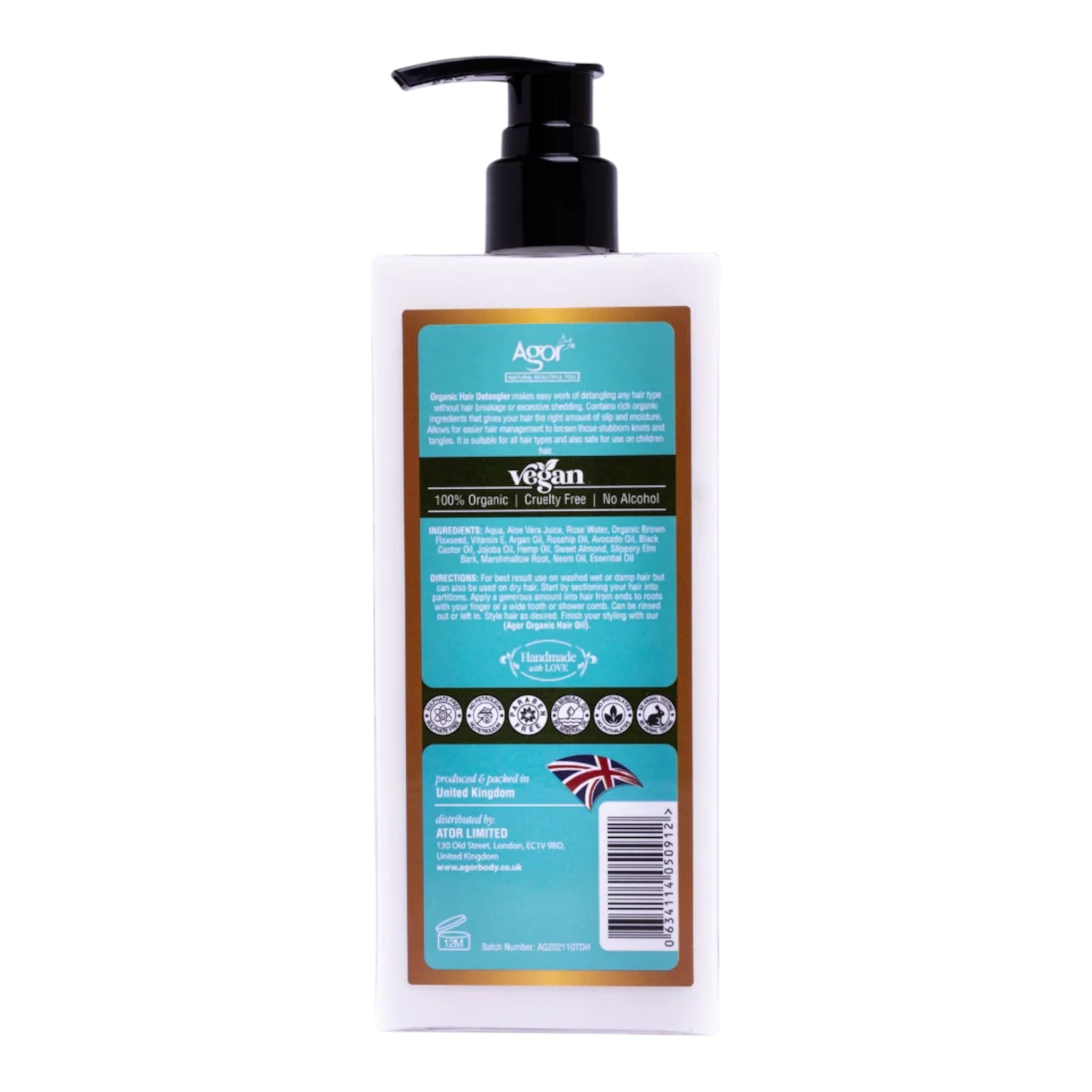 Agor Organic Hair Detangler – 300 ml