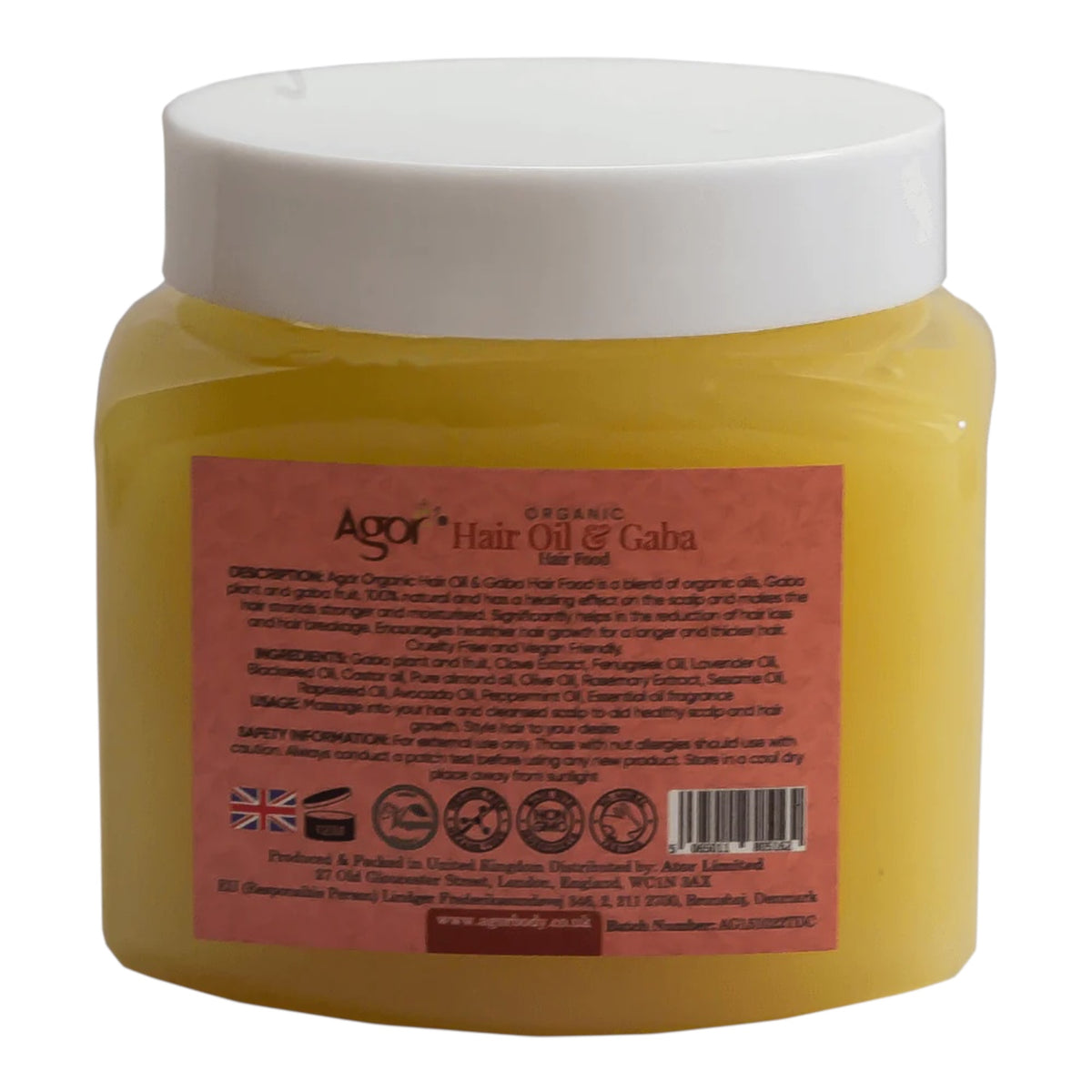 Agor Organic Hair Oil & Gaba – 300 ml