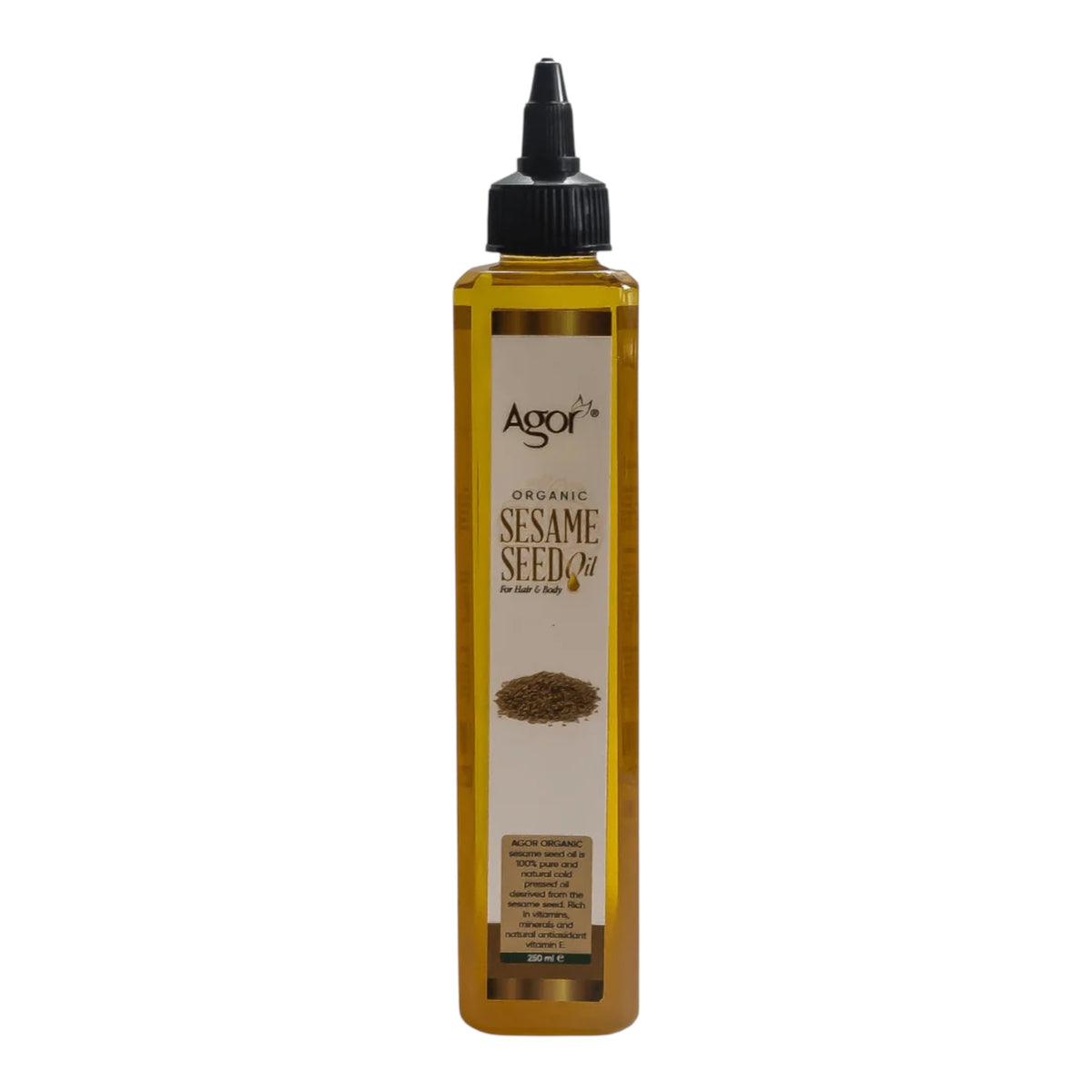 Agor Organic Sesame Seed Oil – 250 ml
