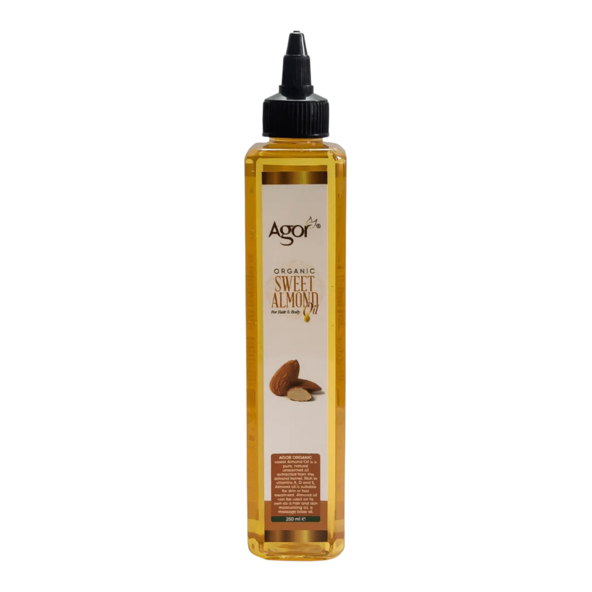 Agor Organic Sweet Almond Oil – 250 ml | Altohabesha