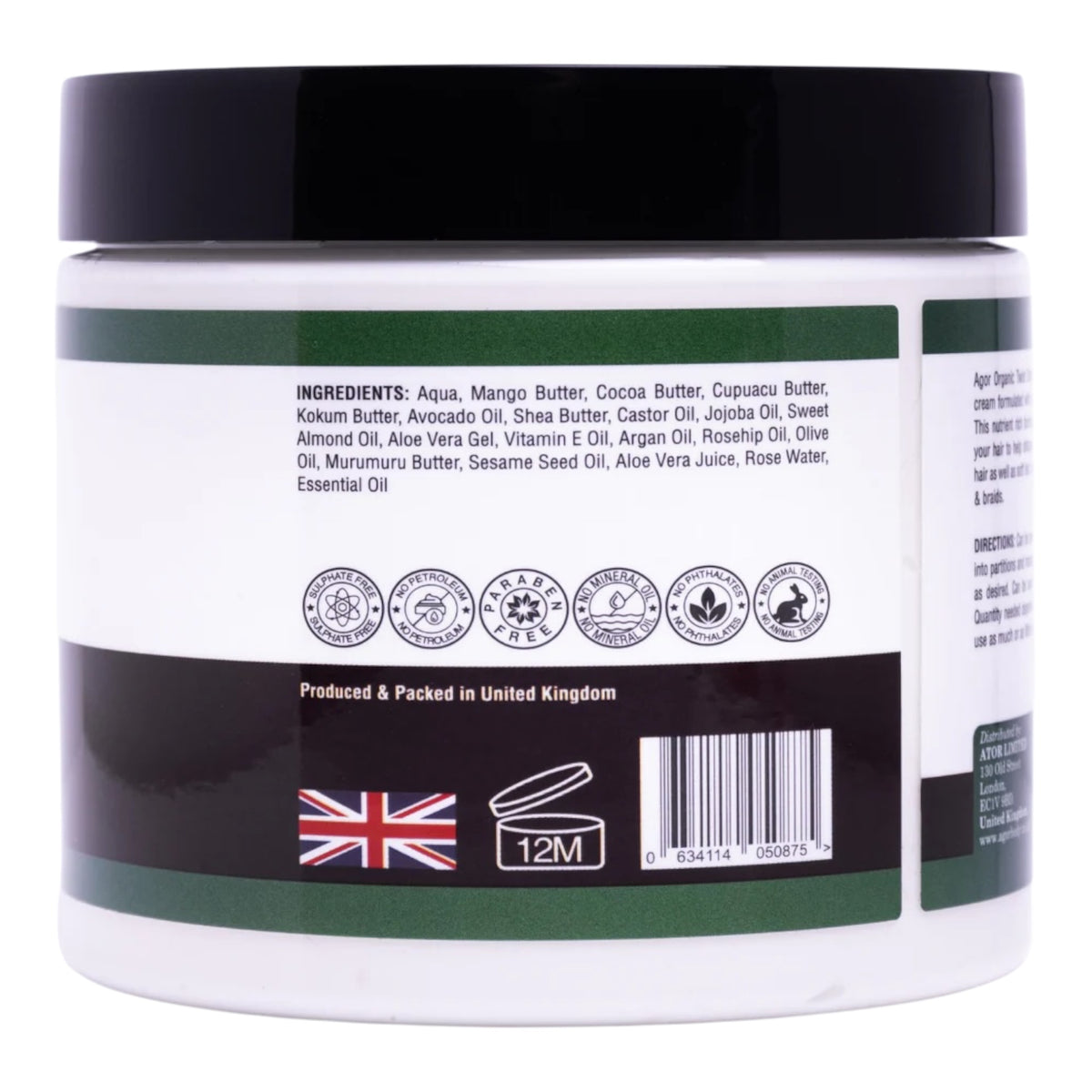 Agor Organic Twist Defining Butter – 430 g