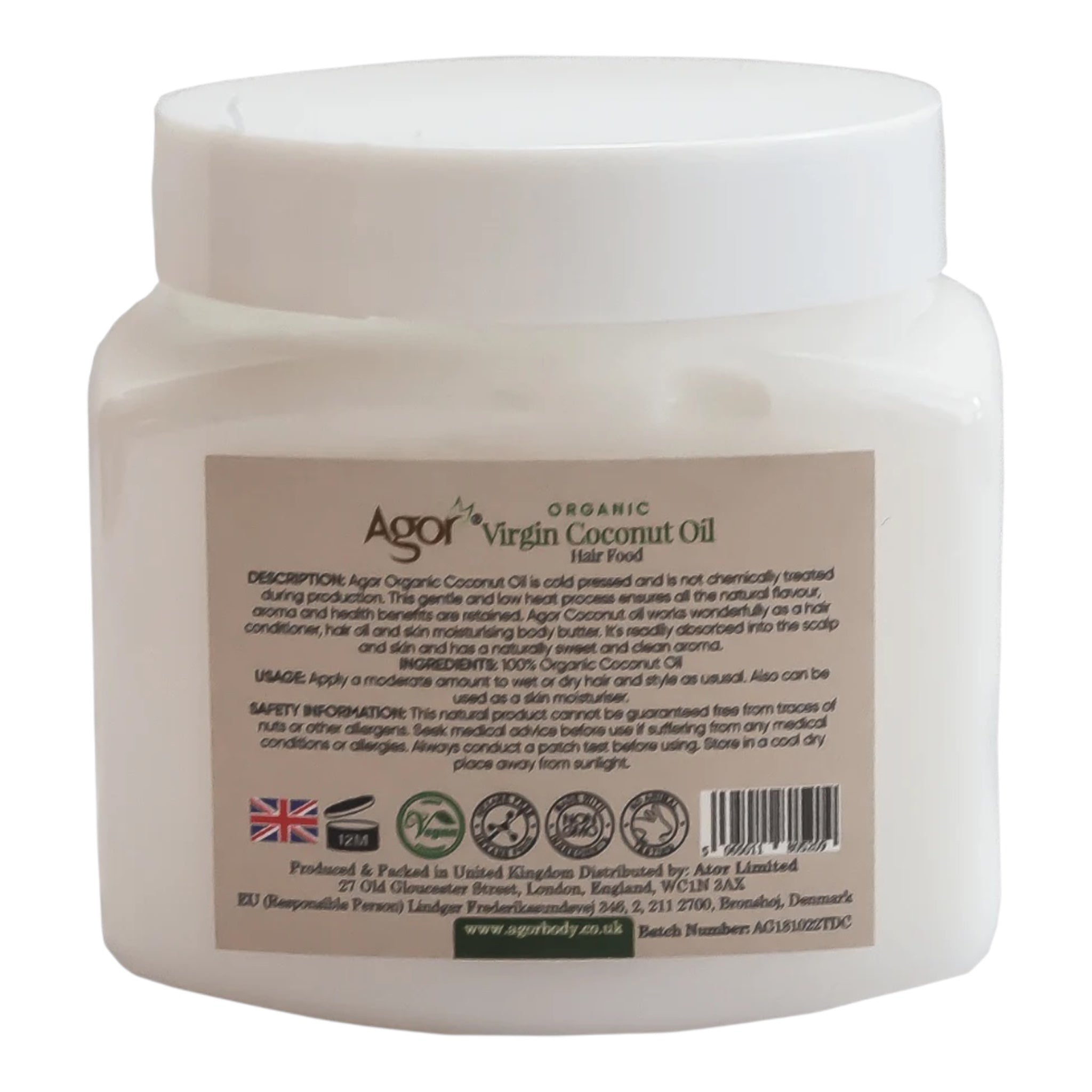 Agor Organic Lavender Oil – 250 ml