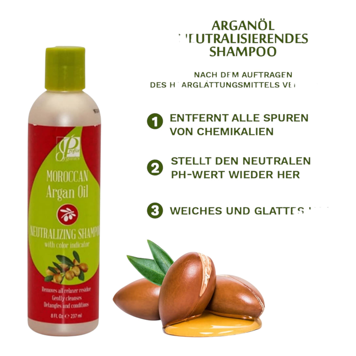 Profix Organics Moroccan Argan Oil Neutralizing Shampoo 237 ml