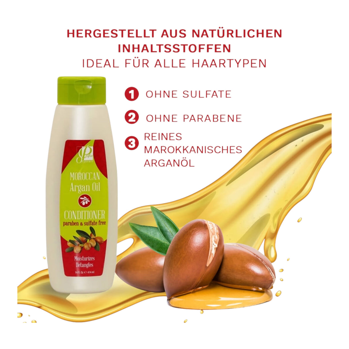 Profix Organics Moroccan Argan Oil Conditioner 414 ml