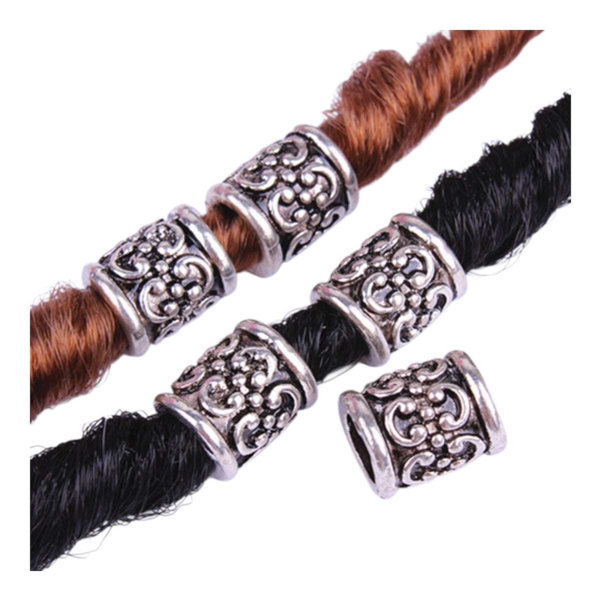 Dreamfix Northman Viking Ring Cross Dreadlock  Beads 24pcs