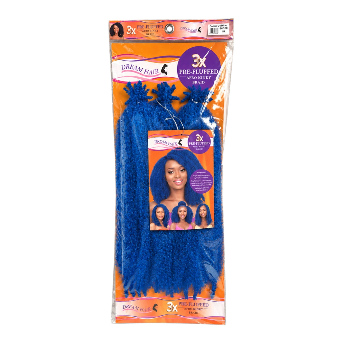 Dream Hair 3x Pre Fluffed Afro Kinky Braid Kunsthaar 16''  40 cm (Kopie)