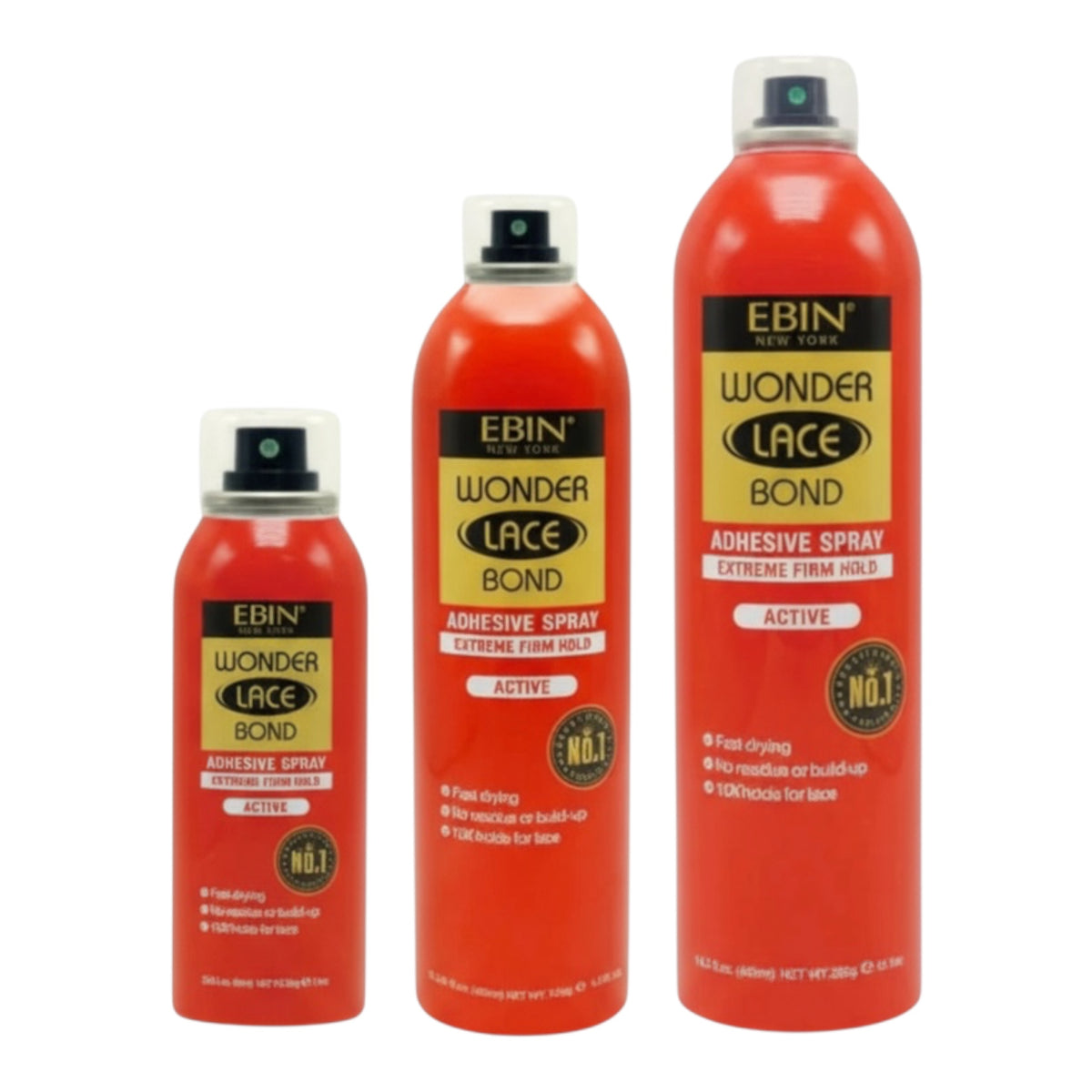 Ebin New York Wonder Lace Bond Spray Extreme Firm Hold
