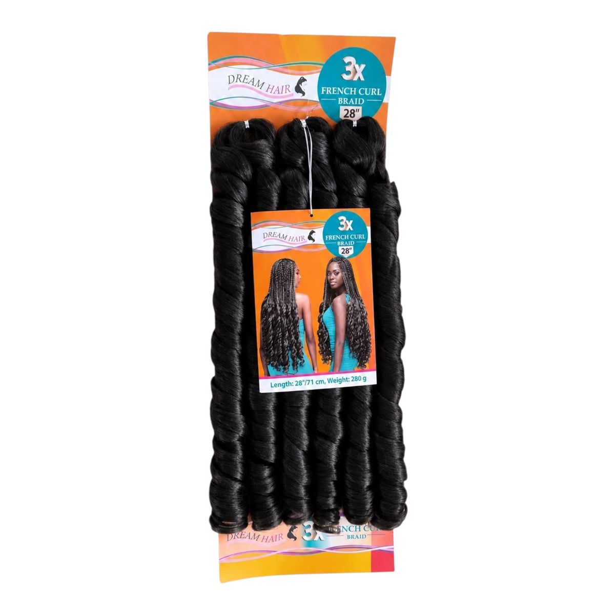Dream Hair French Curl Braid Kunsthaar 22''  150 g