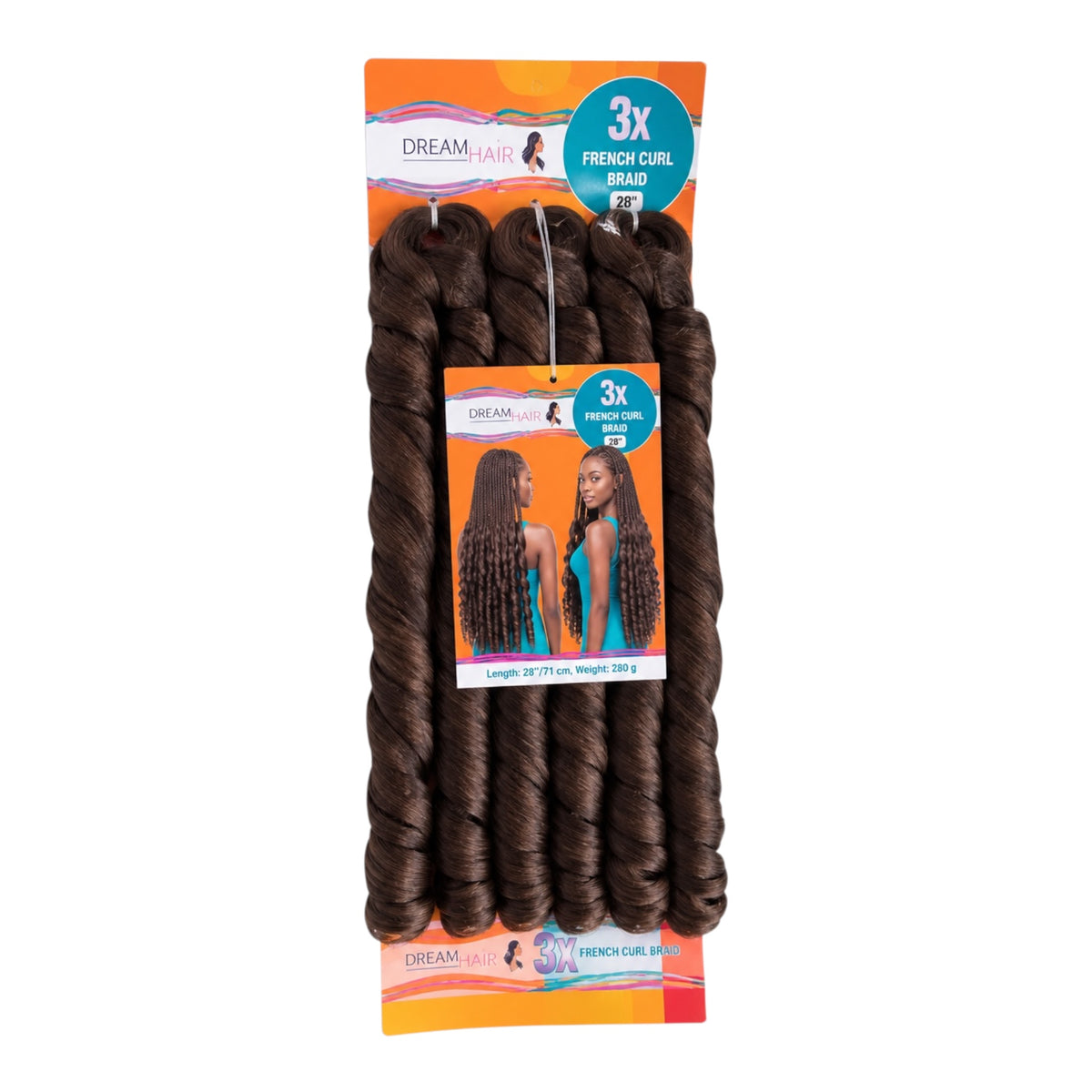Dream Hair French Curl Braid Kunsthaar 22''  150 g
