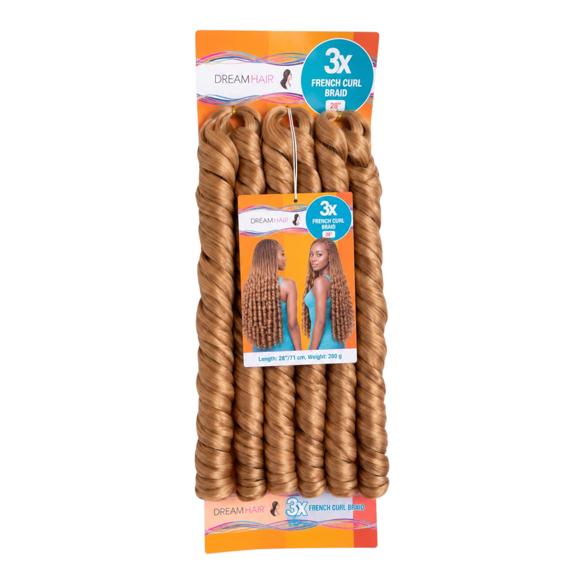 Dream Hair French Curl Braid Kunsthaar 22''  150 g