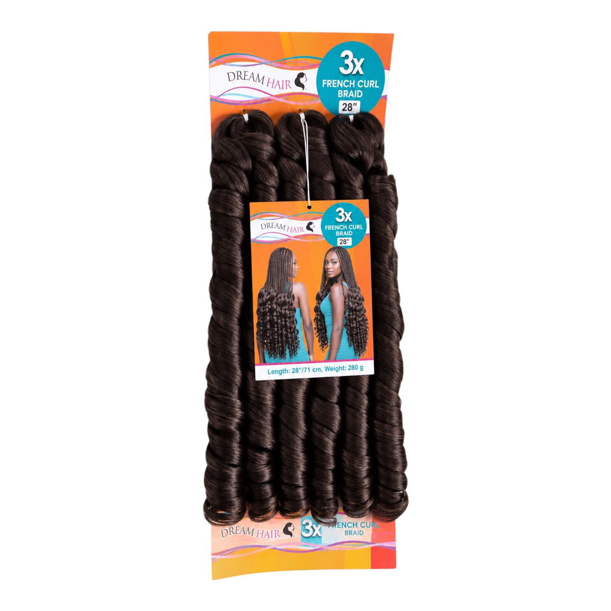 Dream Hair French Curl Braid Kunsthaar 22''  150 g