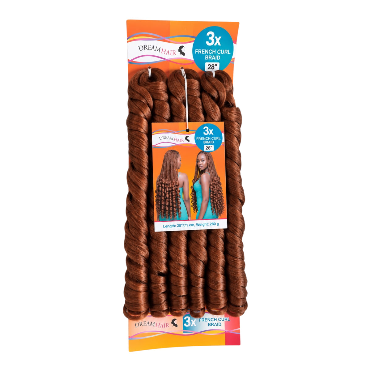 Dream Hair French Curl Braid Kunsthaar 22''  150 g