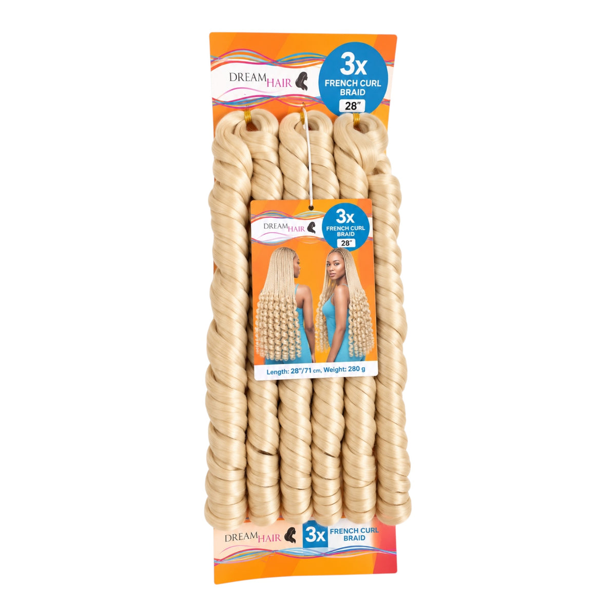 Dream Hair French Curl Braid Kunsthaar 22''  150 g