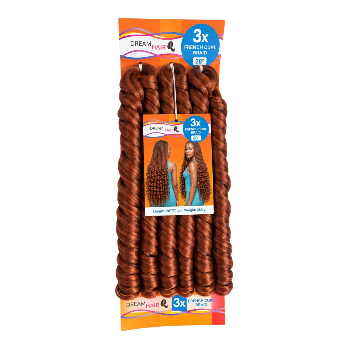 Dream Hair French Curl Braid Kunsthaar 22''  150 g