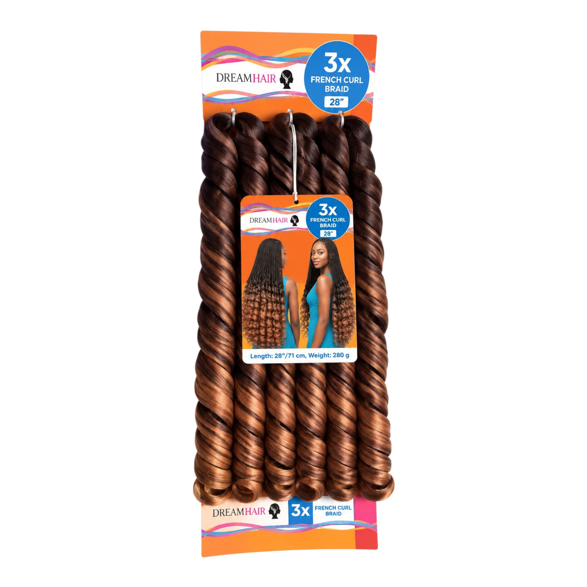 Dream Hair French Curl Braid Kunsthaar 22''  150 g